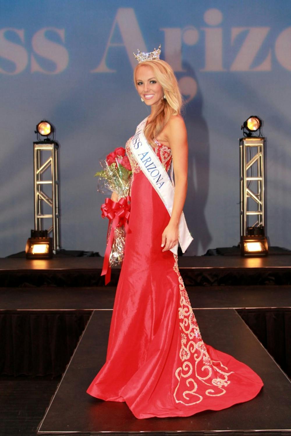ASU alumna Alexa Rogers was crowned Miss Arizona 2014 and is now eligible to compete in the Miss America pageant. (Photo courtesy of Wayne Lundeberg)