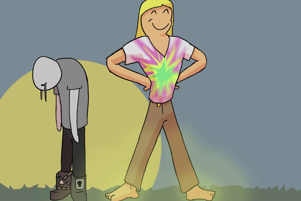 "Free yourself of Footwear this Fall." Illustration published Tuesday, Nov. 15, 2016.