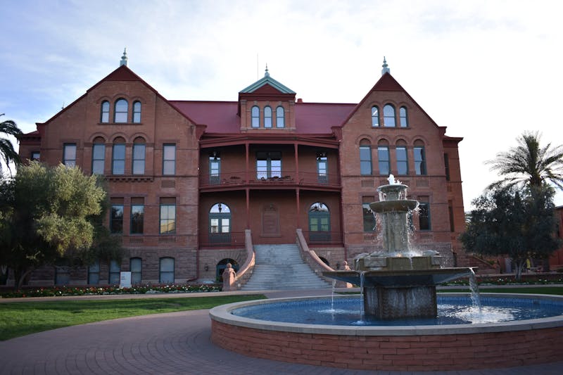 Old Main at Arizona State University on Tuesday, Feb. 24, 2026, in Tempe.