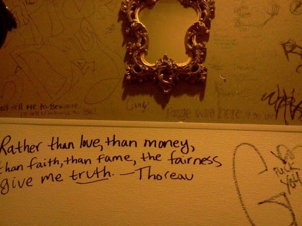 Mirror, mirror on the wall.
Photo by Kharli Mandeville