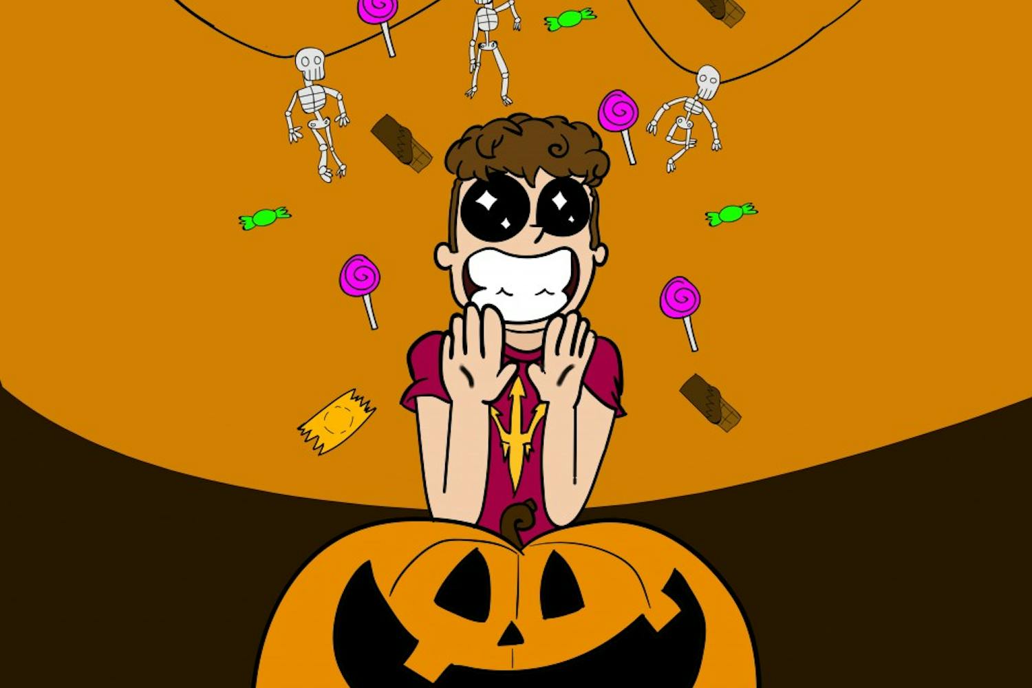 Halloween Contract Drawing