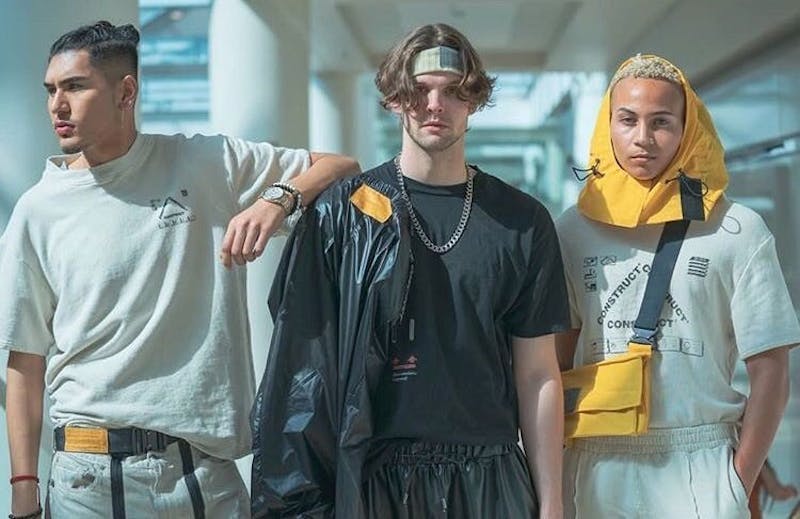 'Yellow Zone' deconstructs trash for fashion