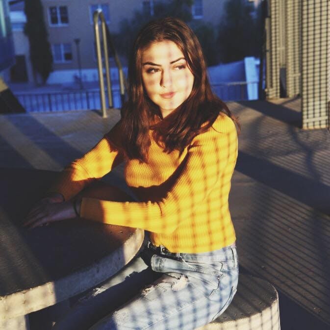 Savanah Yaghsezian talks about being tough and girly. Photo by Johanna Huckeba.&nbsp;