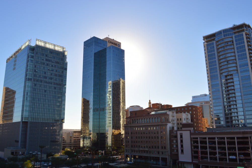 Downtown Phoenix is pictured on Tuesday, Nov. 24, 2015. The Arizona Board of Regents has recently approved ASU’s request to expand the downtown Phoenix campus.  