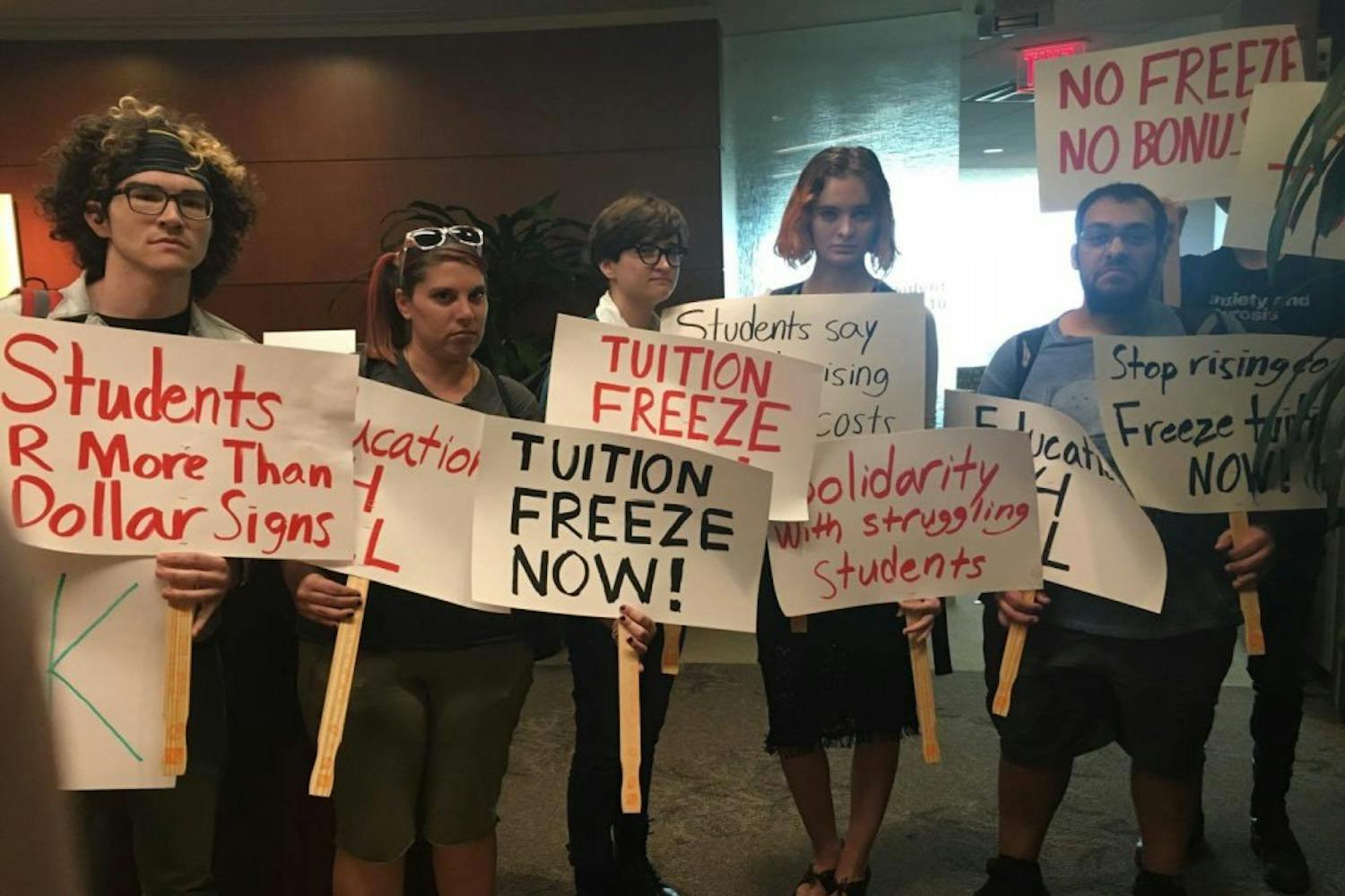 Tuition Freeze Protest 2