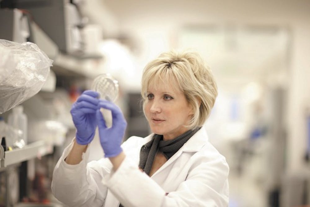 STELLAR ACHIEVEMENT: Cheryl Nickerson, Ph.D., a microbiologist with ASU's Biodesign Institute, was awarded NASA's Exceptional Scientific Achievement Medal on August 2nd.  (Photo Courtesy of Biodesign) 