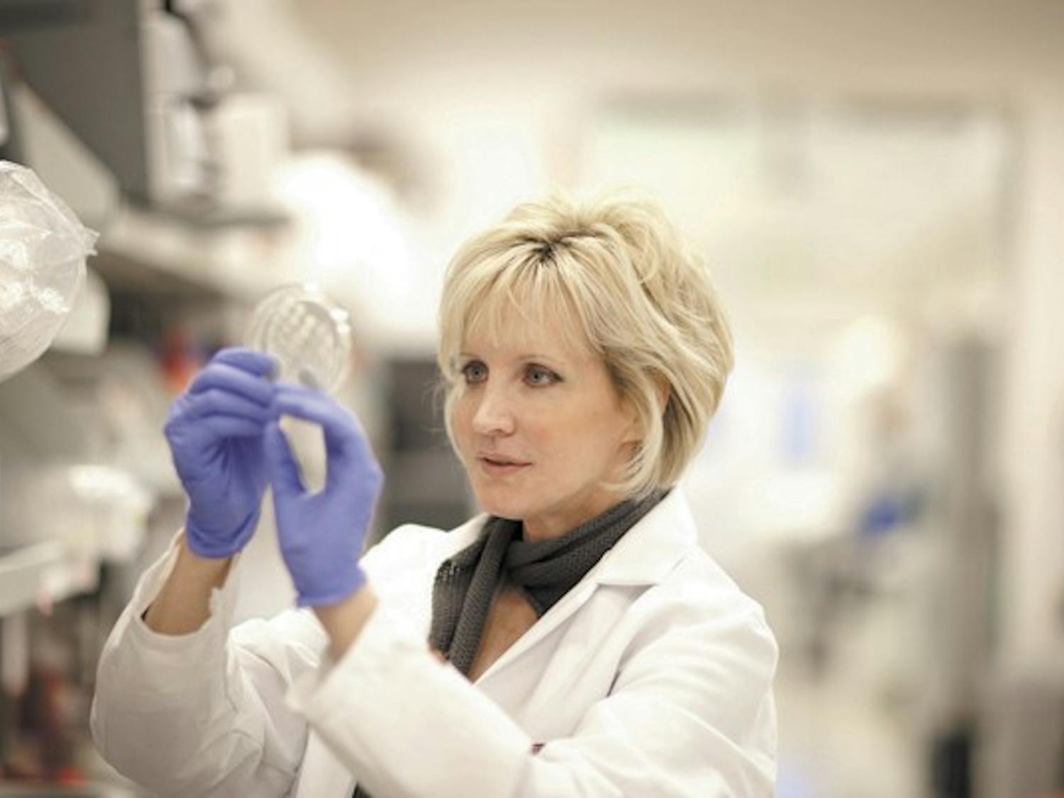 STELLAR ACHIEVEMENT: Cheryl Nickerson, Ph.D., a microbiologist with ASU's Biodesign Institute, was awarded NASA's Exceptional Scientific Achievement Medal on August 2nd. (Photo Courtesy of Biodesign)