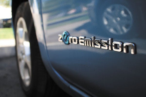 Nissan claims to have one of the most eco friendly cars in the auto industry with its electric Leaf addition. (Photo by Jessie Wardarski)