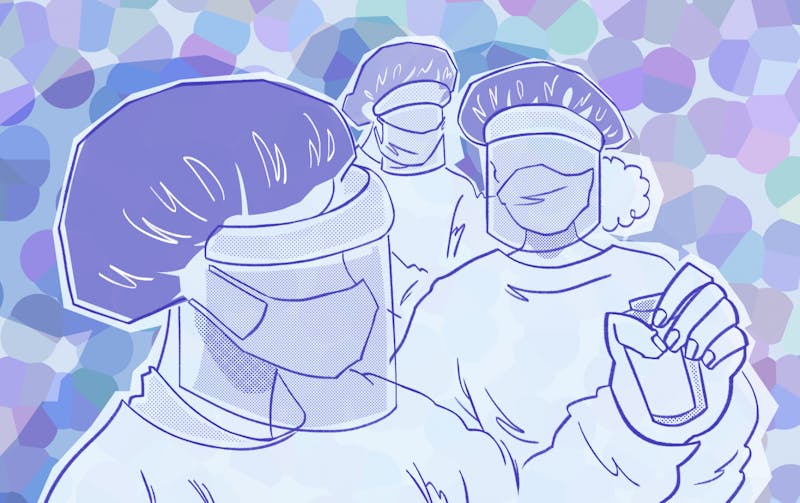 “Hero Meals is an organization that is providing meals to local restaurants and healthcare workers during the pandemic." Illustration published on Tuesday, Oct. 6, 2020.