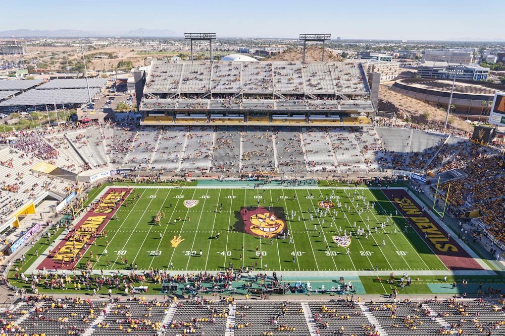 Asu Inflatable Field ASU football stadium renamed Mountain America Stadium - The Arizona ...