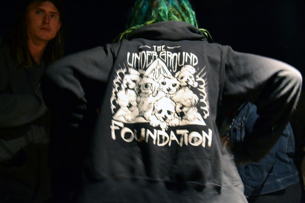 The Underground Foundation’s sweatshirt. Photo by Brittany Lea