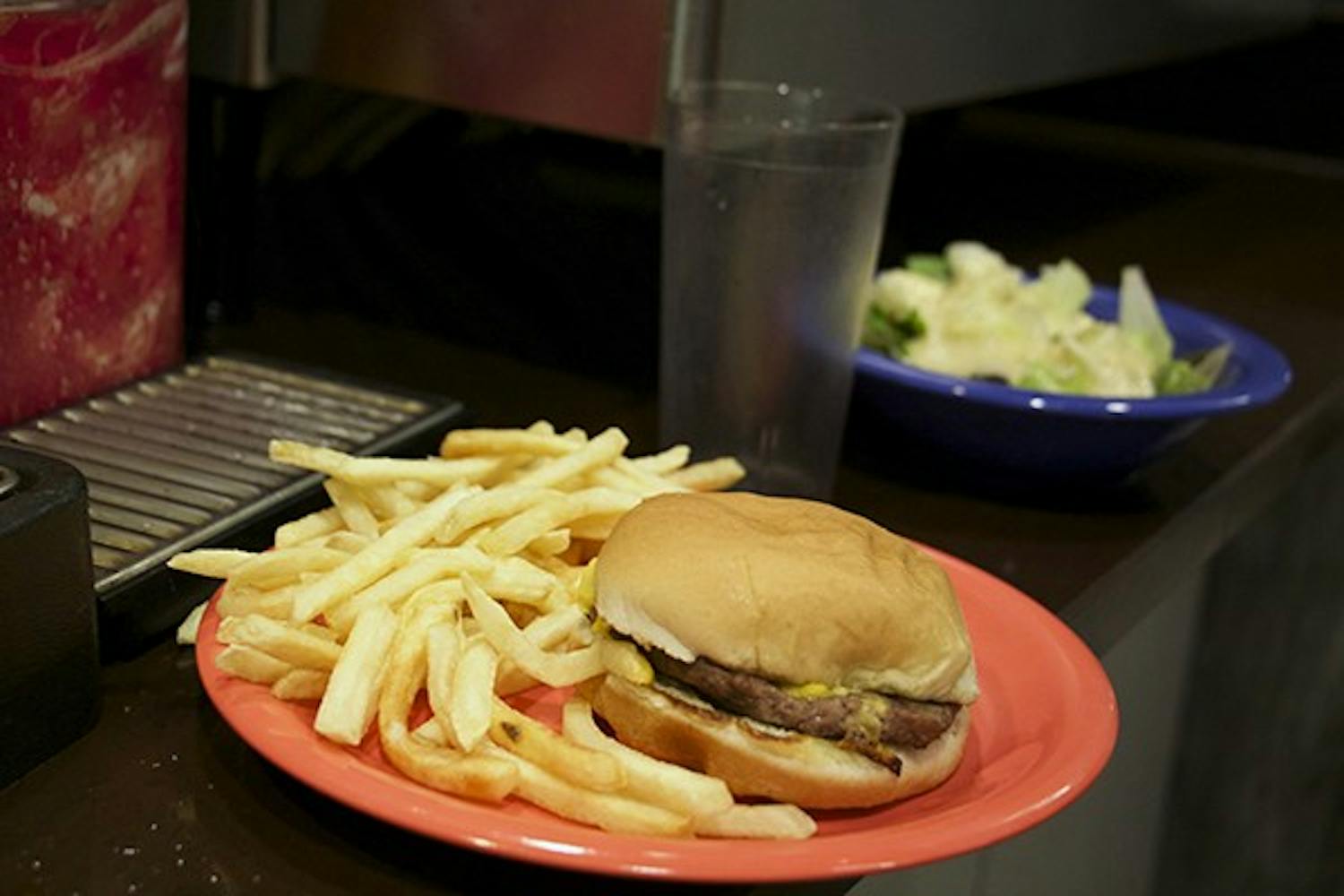 A group of ASU students are rallying for the creation of a vegan dining hall. Current dining halls offer few options for vegans and vegetarians.Caption 2:
ASU dining halls offer a variety of foods but most contain meats. ASU students are rallying for the creation of an all-vegan dining hall that can cater to vegan and vegetarian students.