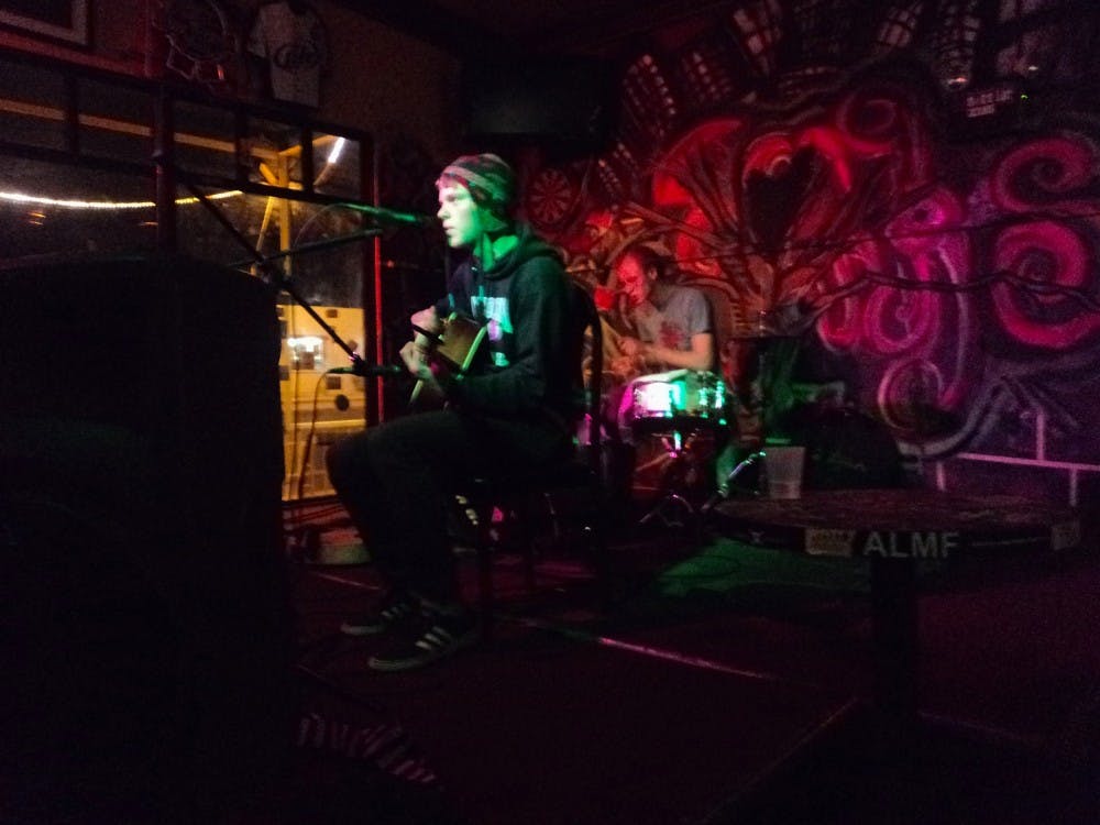 Nathan Rose and Matt Tanner were the first to go on. Photo by Alexandria Conrad