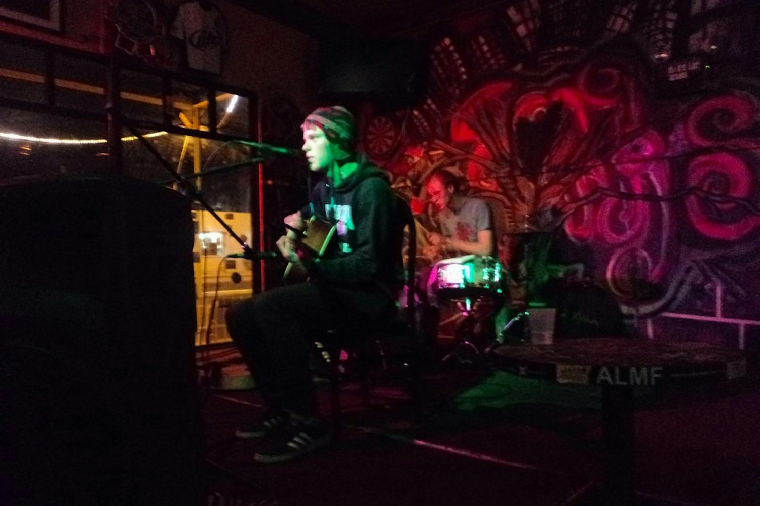 Nathan Rose and Matt Tanner were the first to go on. Photo by Alexandria Conrad