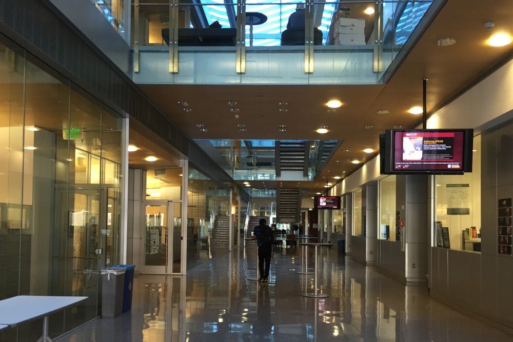 ASU's&nbsp;Biodesign Institute is pictured&nbsp;on Oct. 26, 2016.