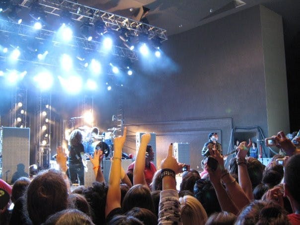 Stump in his first project Fall Out Boy. Photo by Gabby Marshall. 