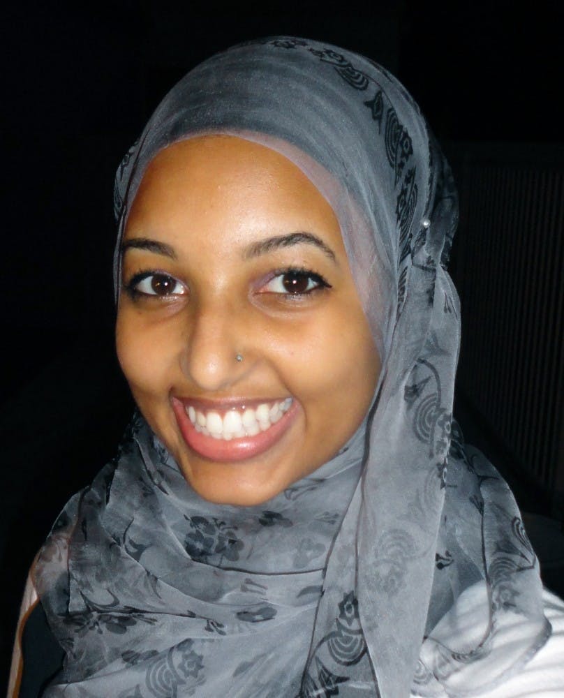 Nesima’s decision to wear the hijab spurred her interest in women’s issues. Photo courtesy of Nesima Aberra.