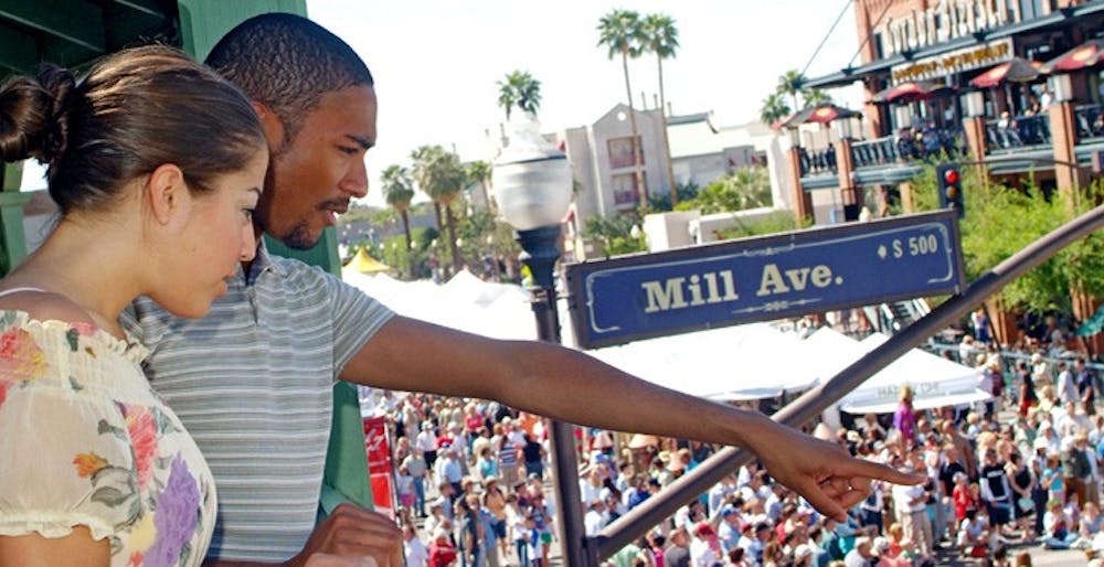  Shown is one of the many festivals and events that happen on Mill Ave. Photo courtesy www.millavenue.com 