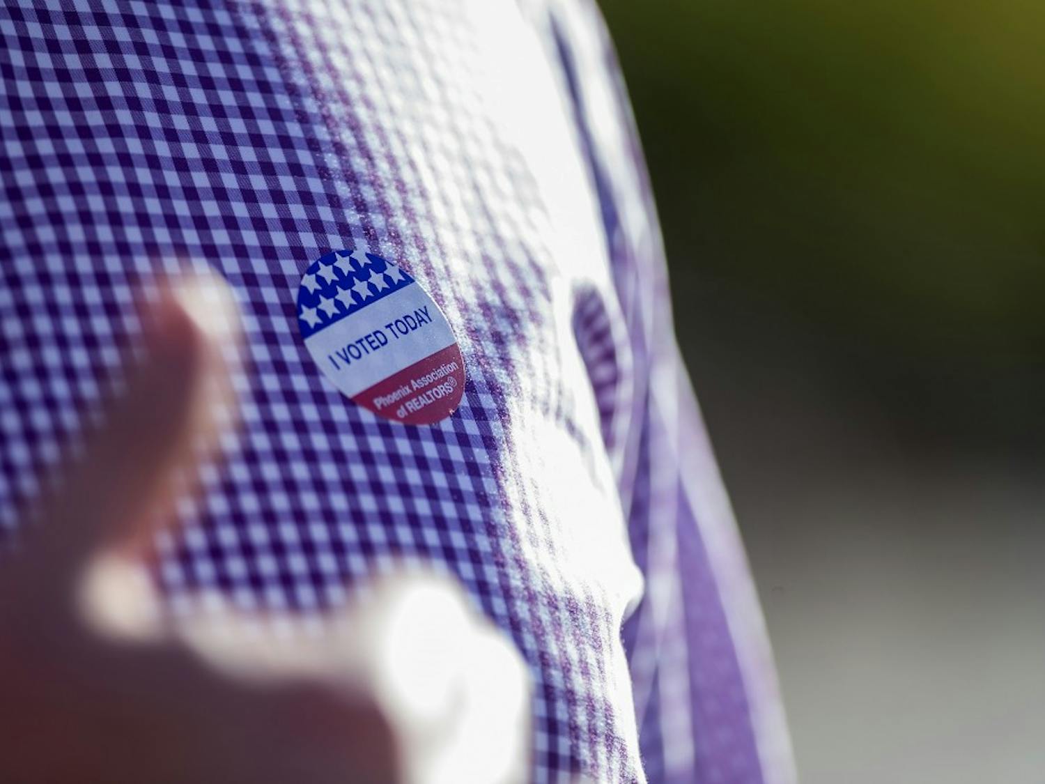 Photo Gallery: Voters arrive at ASU's first on-campus polling location in 10 years