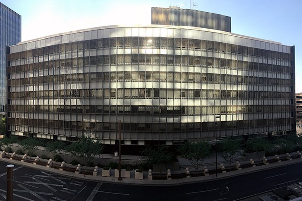 The&nbsp;U.S. federal government complex building at 230 N. 1st Ave., pictured on Monday, Aug. 21, houses the U.S. Bureau of Labor Statistics.&nbsp;