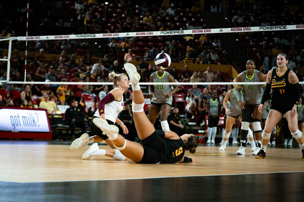 ASU Volleyball continues conference dominance, sweeps over No. 16 ...