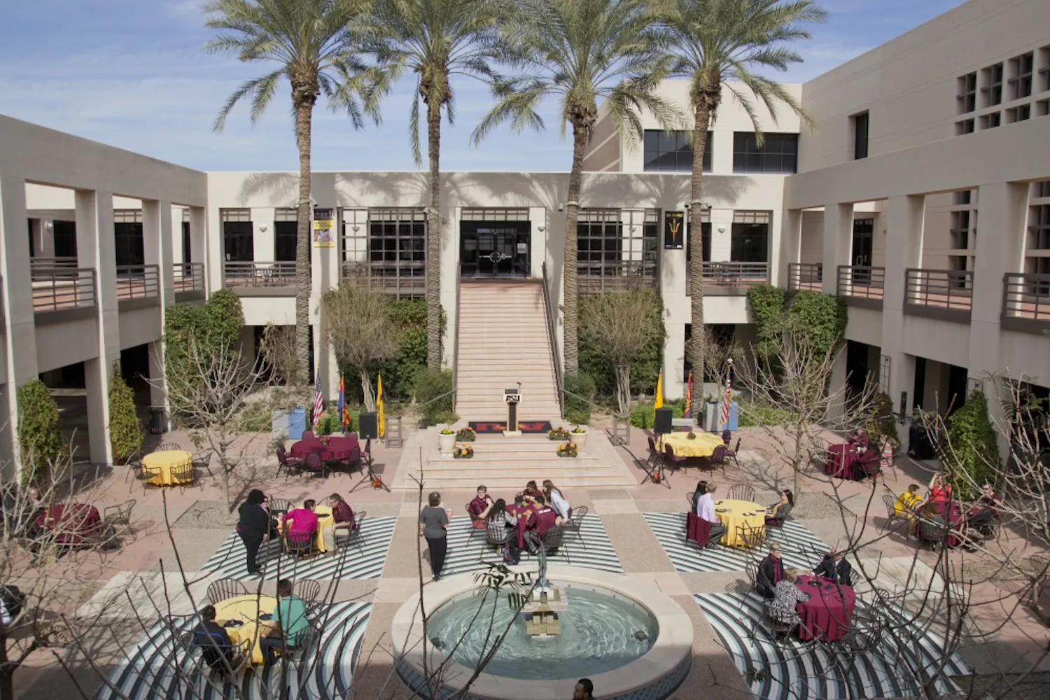 Delph courtyard- west campus