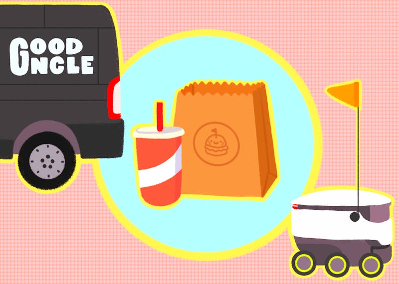 “The pandemic has changed the way Sun Devils eat, offering new options for contactless delivery.” Illustration published on Thursday, Nov. 12, 2020.