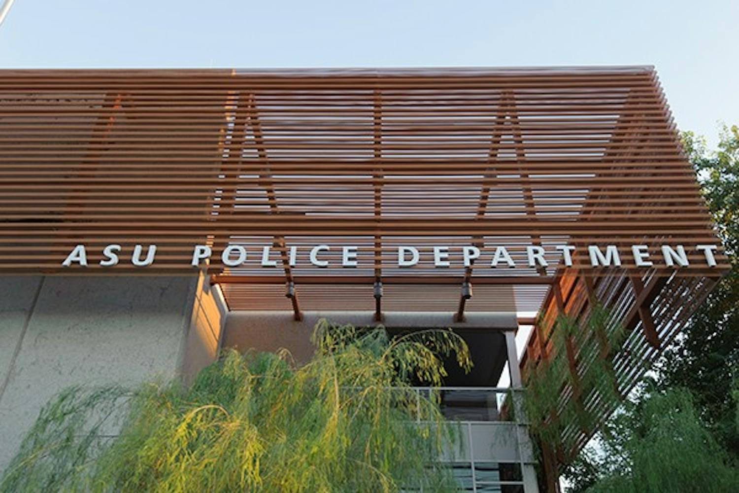The ASU Police Department headquarters is seen in Tempe on Tuesday, Sept. 30, 2014. The department is under criticism for acquiring 70 M-16 assault rifles through a Pentagon surplus program. (Photo by Ben Moffat)