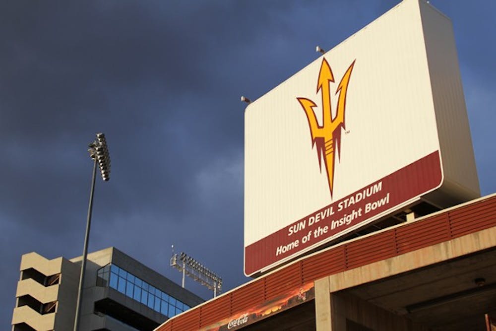 Tempe-based company Insight Enterprises has dropped its sponsorship of the Insight Bowl, held every year at the Sun Devil Stadium in Tempe. (Photo by Lisa Bartoli)