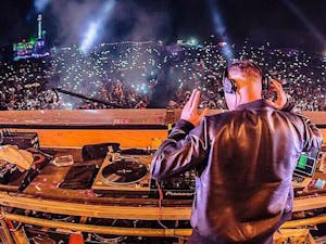 DJ Snake is pictured during a performance. He will be performing on day two of the Phoenix Lights Music Festival.