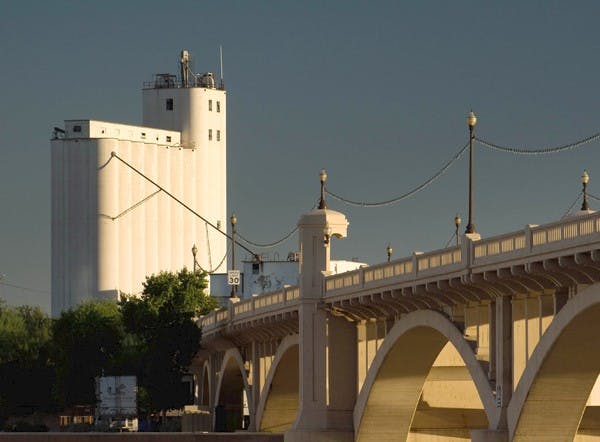 MILL MAKEOVER: The Hayden Flour Mill, an iconic symbol of historic Tempe, will soon be undergoing a major face-lift after the Tempe City Council recently voted for its transformation into an event venue. (Photo by Aaron Lavinsky)