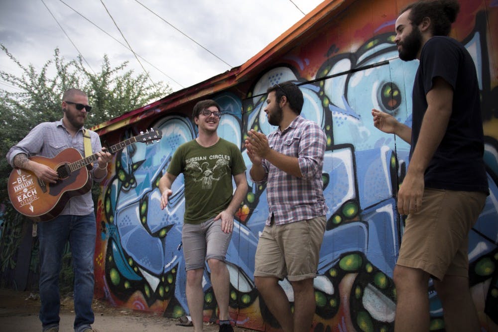 It doesn't matter the topic, jokes and bantering make up the band.
Photo by Noemi Gonzalez