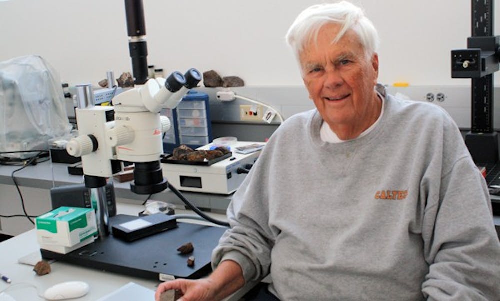 Emeritus professor Carleton Moore has been teaching at ASU since 1961 and has significantly influenced meteorite studies on the Tempe campus. (Photo by Jessie Wardarski)