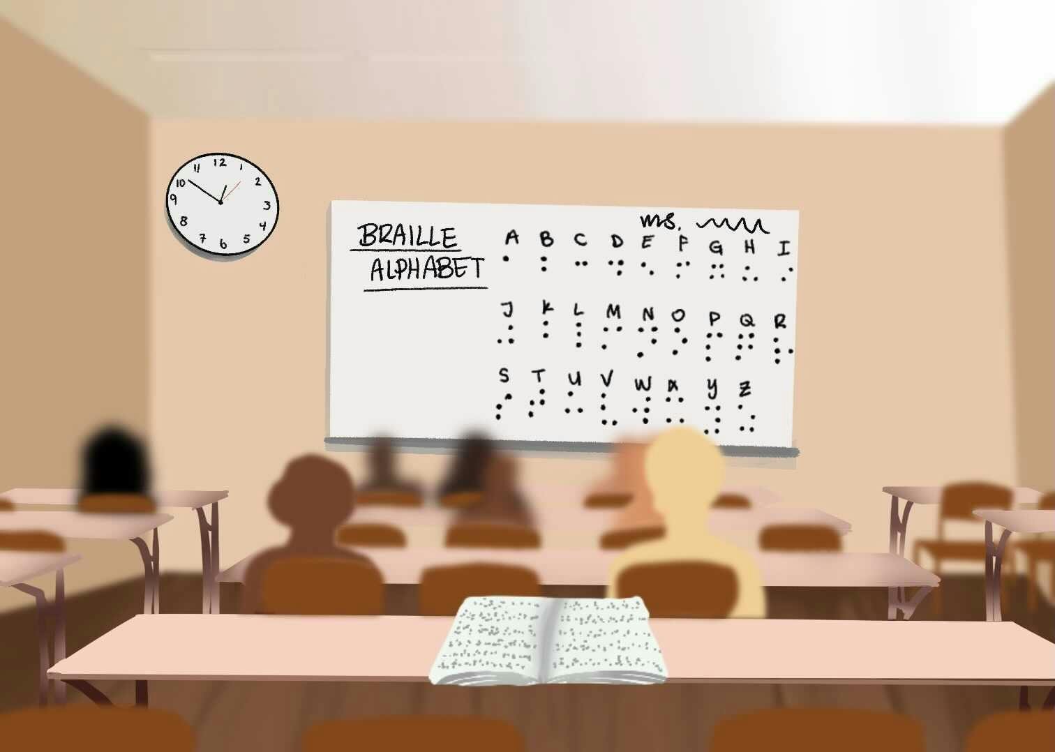 Community-Braille- board- asu- students 