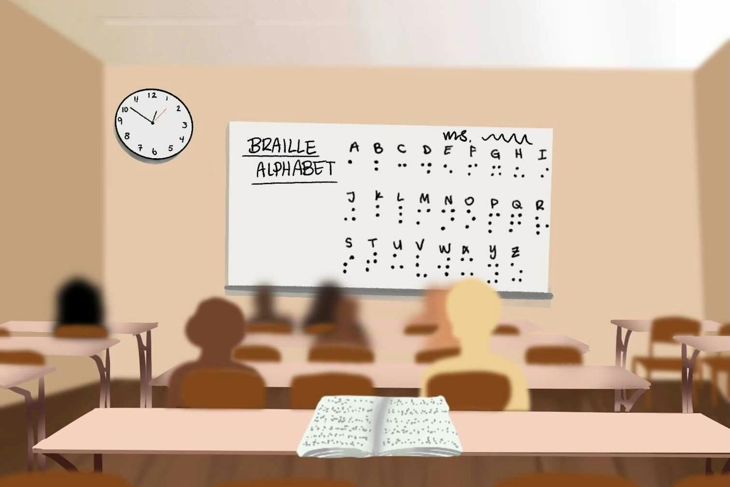 Community-Braille- board- asu- students 