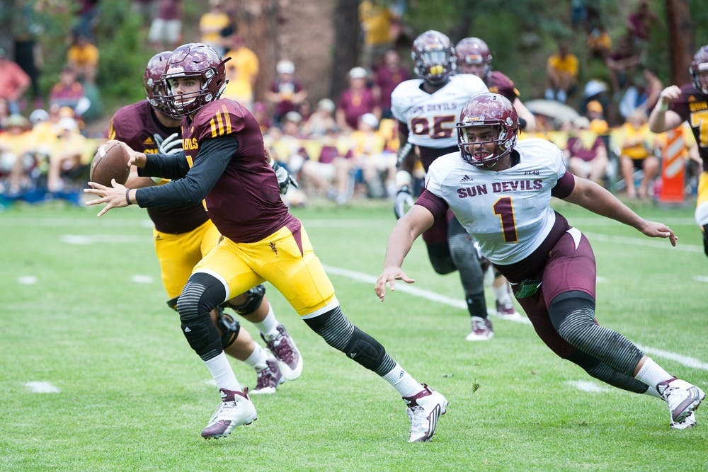 Photos: ASU football wraps up Camp Tontozona with scrimmage