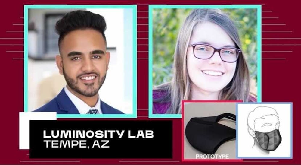Luminosity Lab ASU Luminosity Lab team wins face mask challenge and $500,000 prize ...