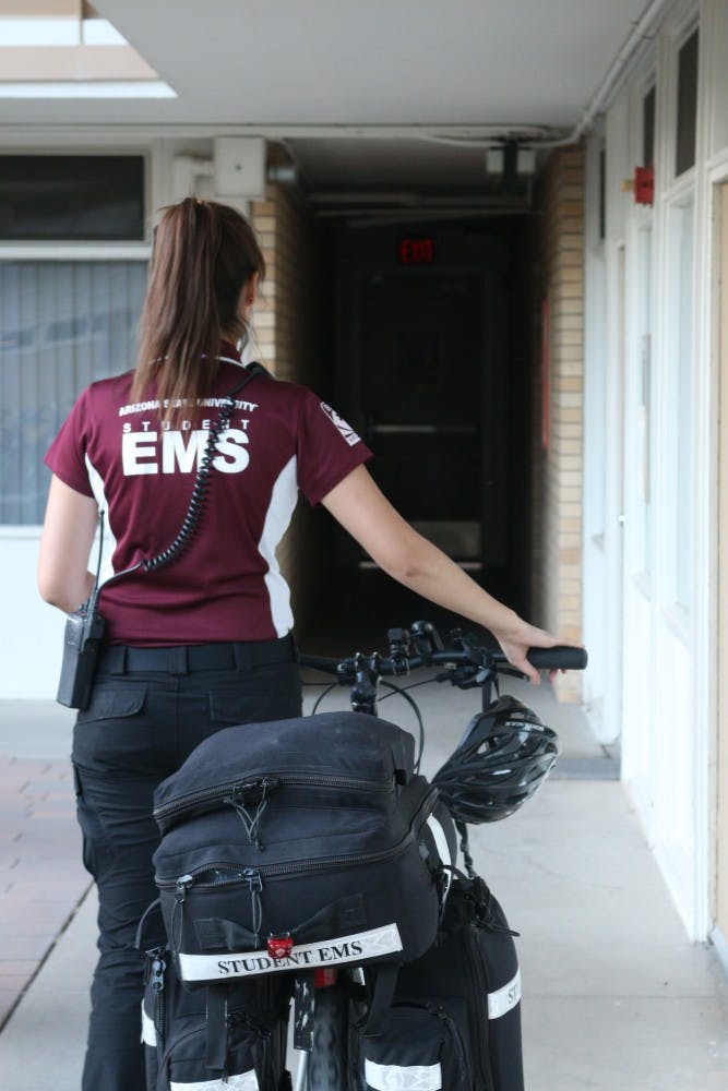 Jada Wang works with&nbsp;Student Emergency Medical Services on campus.&nbsp;