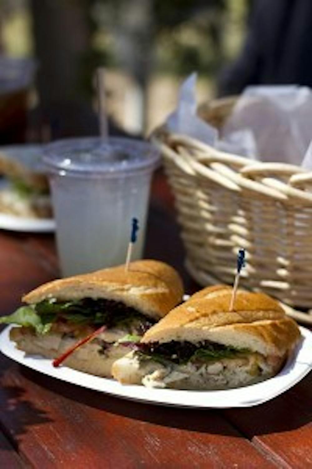 The pecan chicken salad sandwich is just one of the many items on the menu. Photo by Peter Lazaravich.