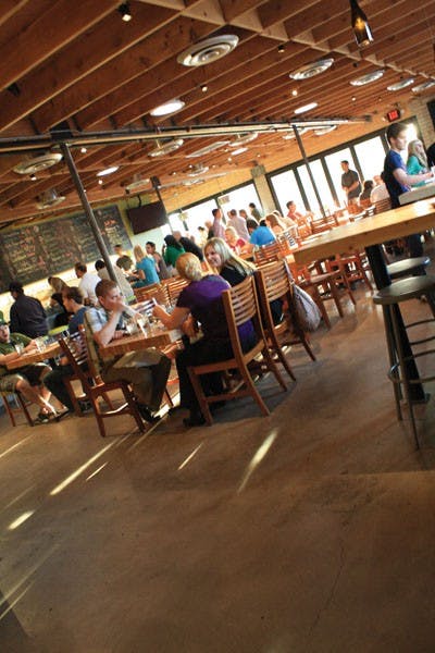 Just blocks from the Downtown campus is Angels Trumpet Ale House, a new restaurant opened by two ASU alumni hoping to use their tourism knowledge to sustain this new business venture. (Photo by Jessie Wardarski)