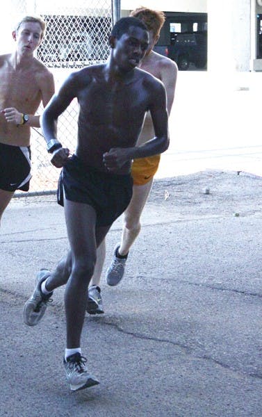 EAST TO WISCONSIN: ASU redshirt junior Darius Terry runs during a practice earlier in the season. The Sun Devils head to Madison for the Wisconsin Invite, one of the biggest meets of the year, on Friday. (Photo by Beth Easterbrook)