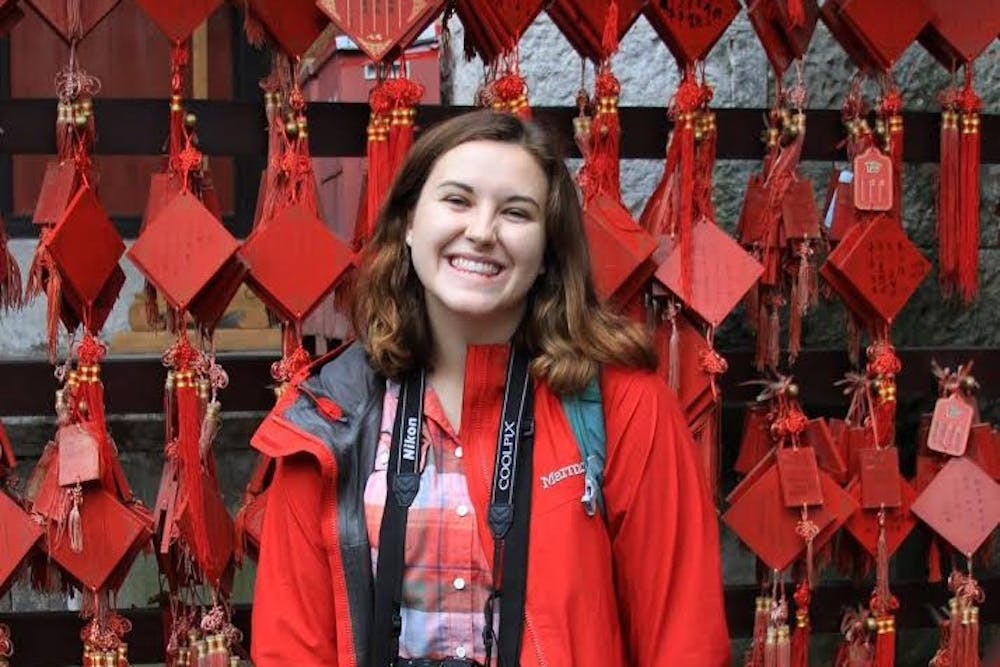 Maggie Tucker poses for a photo&nbsp;in Guizhou, China in June 2016.