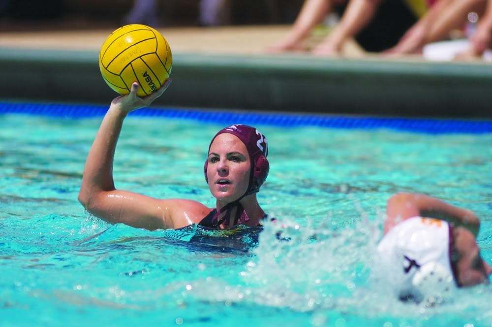 Great Expectations: The ASU women’s water polo team believes it has one of its strongest rosters in years, and it will need it while competing in the nation’s most competitive conference. (Photo by Scott Stuk)