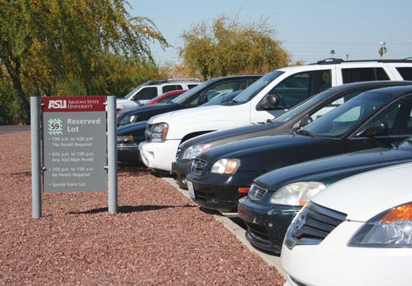 PARKING CONVENIENCE: Starting in the upcoming school year, purchasers of parking and transit passes will have the option of adding an Eco-Pass. This pass will allow the purchaser to park up to 25 times in reserved lots and garages at one campus of their choice.  (Photo by Lisa Bartoli)
