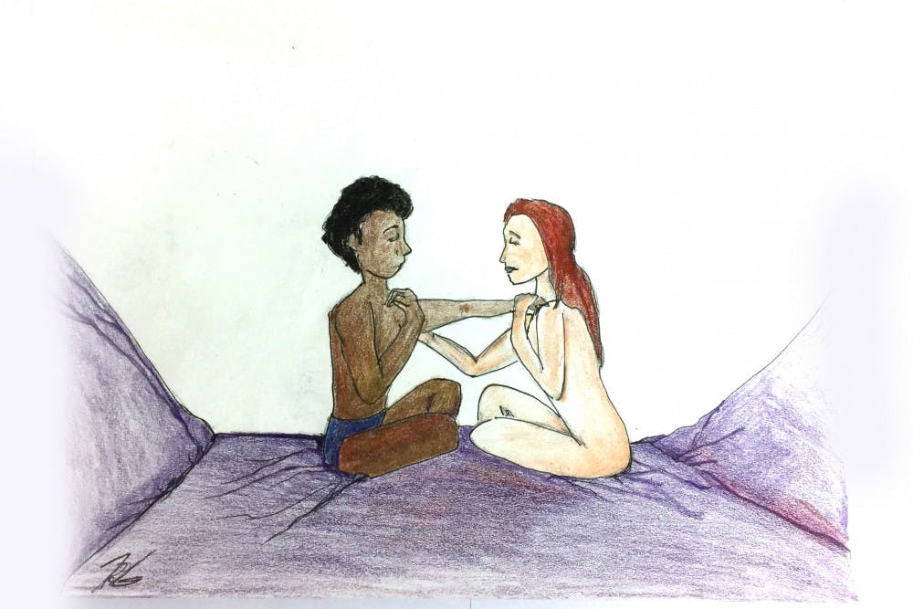 "Your mind is your best tool in bed." Illustration drawn on Thursday, Sept. 15, 2016.