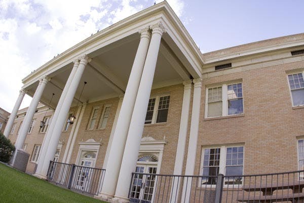 Dixie Gammage hall (i think) is pictured on the Tempe campus in Tempe, Arizona.