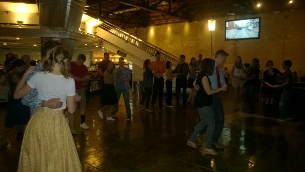 Swing Dancing at the Speakeasy