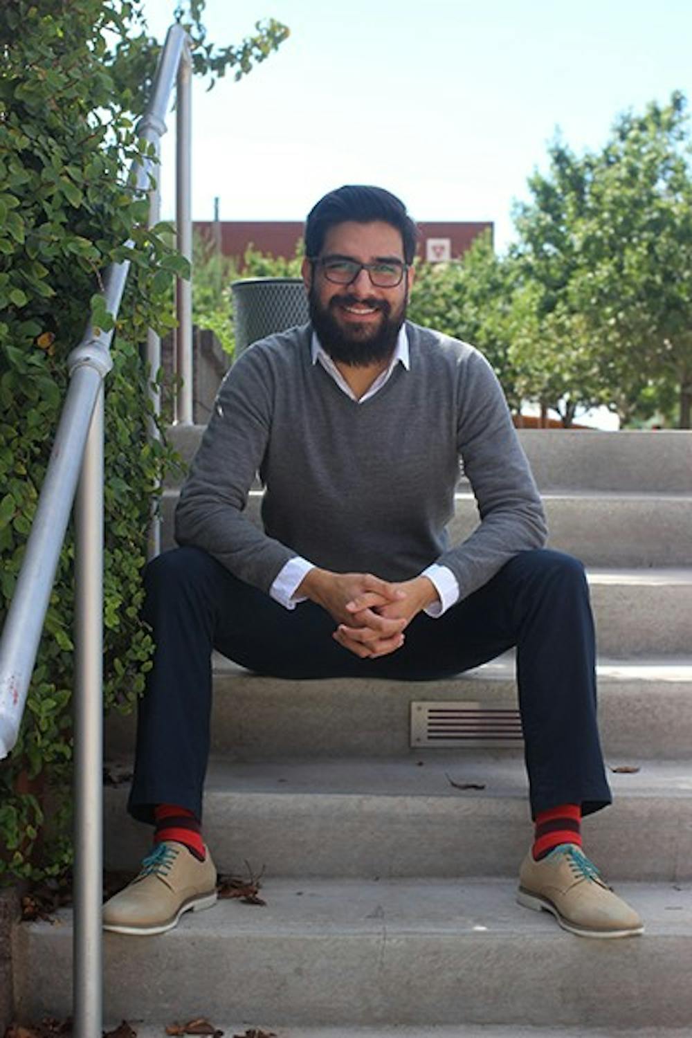 Mastering in social justice and human rights, Carlos Perez launched Directus International, a platform for advocacy and fight for social justice in the United States and across the world. (Photo by Katie Malles)