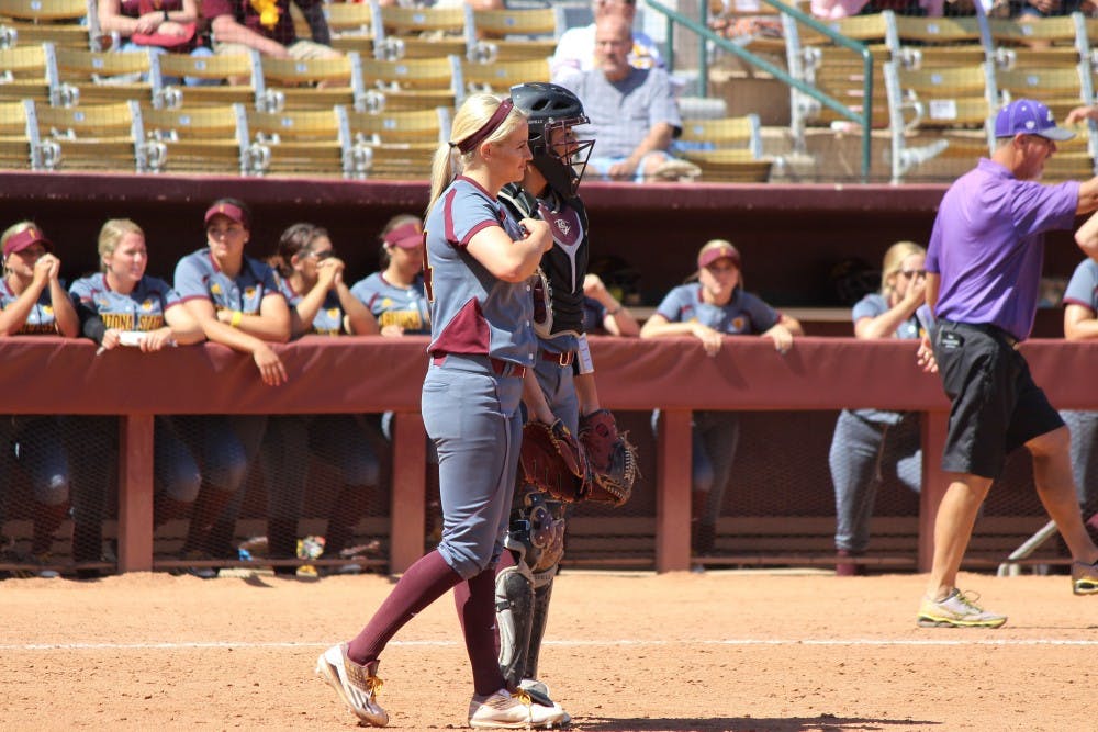 ASU softball loses to James Madison on March 13, 2016