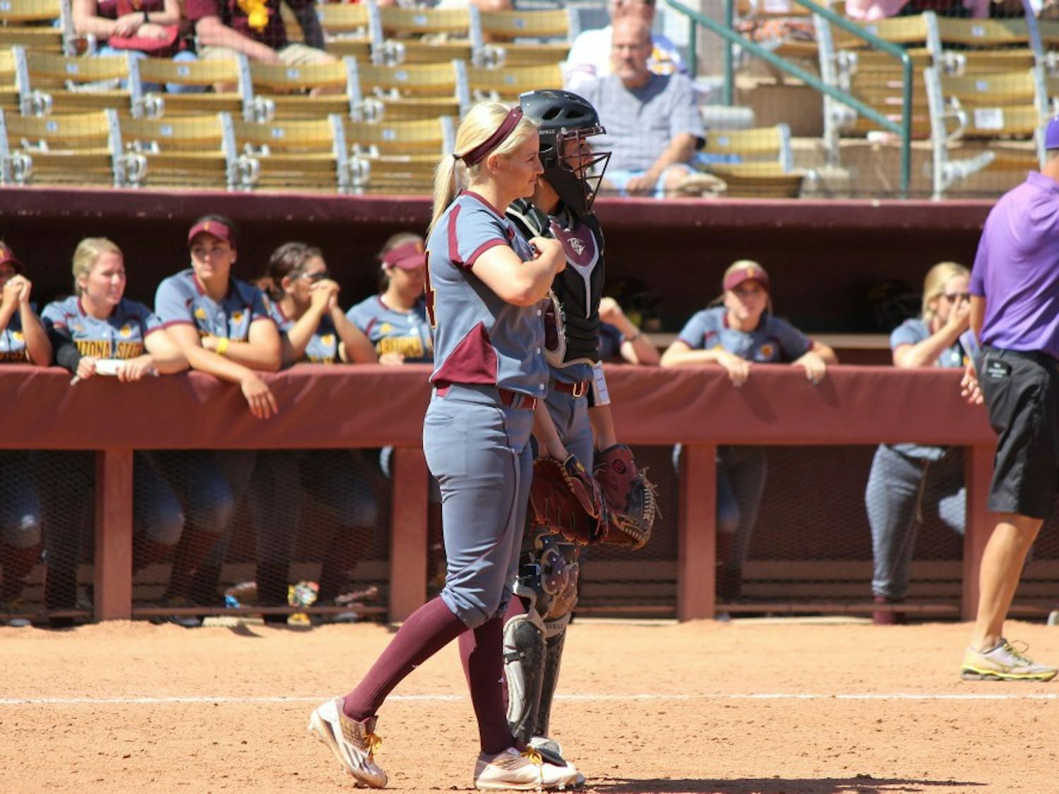 ASU softball loses to James Madison on March 13, 2016
